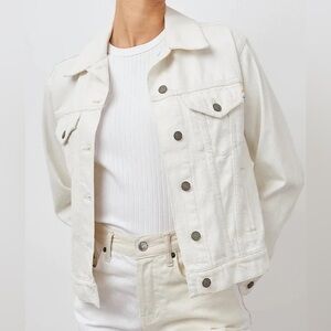 Rails Women’s Mulholland Jacket in Ecru Size XS